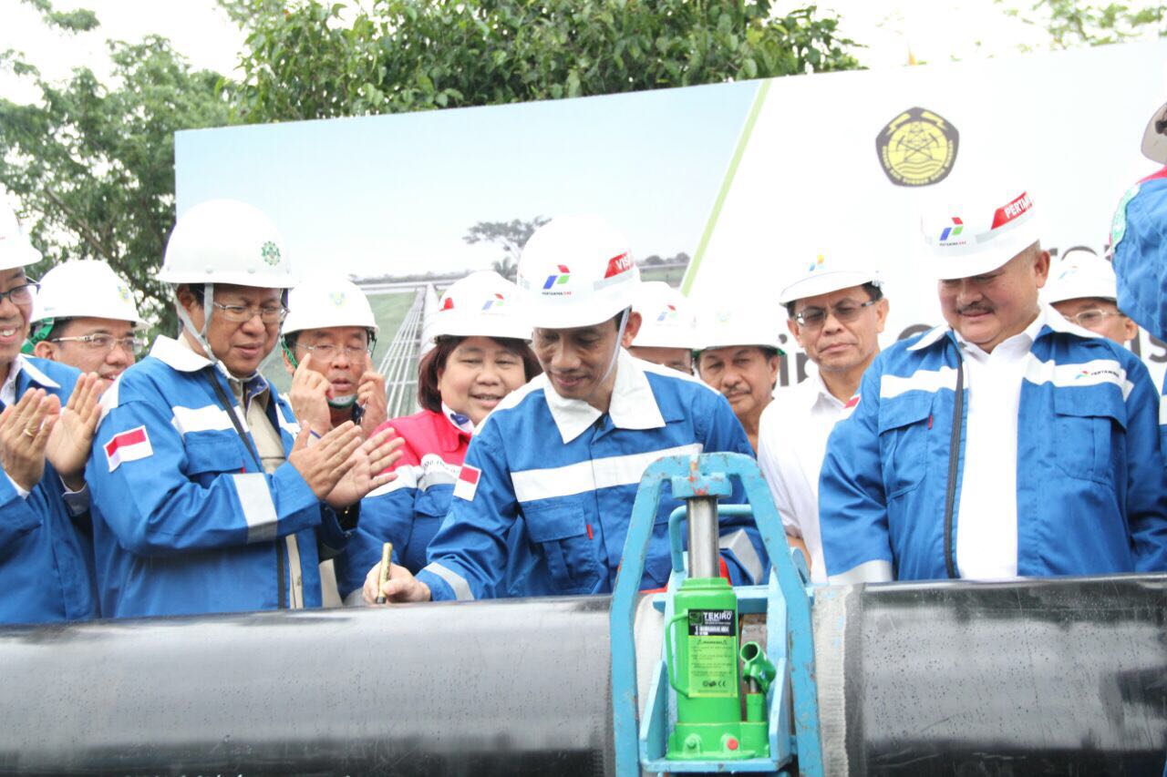 Groundbreaking Pipa Gas Grissik-Pusri: Wujud Keadilan Gas untuk Industri