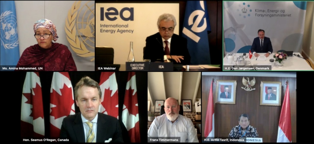 Attending IEA Meeting, Minister of EMR Confirms Strategic Commitment to Develop Renewable Energy