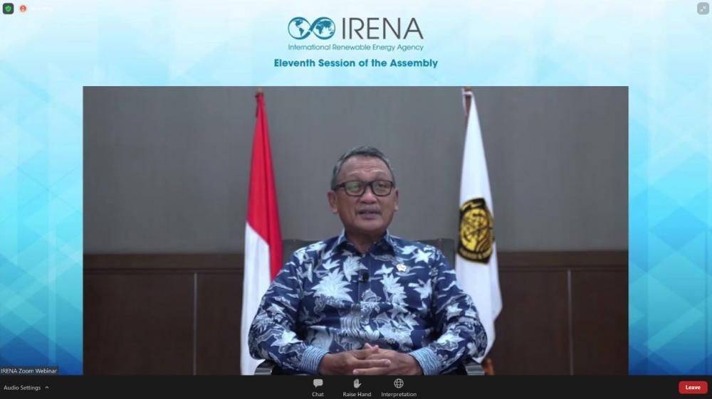 Hadiri Pertemuan IRENA, Menteri ESDM Tekankan Pemanfaatan Biodiesel 