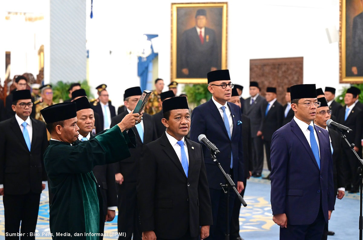 Hilirisasi dan Transisi Energi Dikoordinasikan Satu Pintu, Bahlil Dilantik sebagai Menko