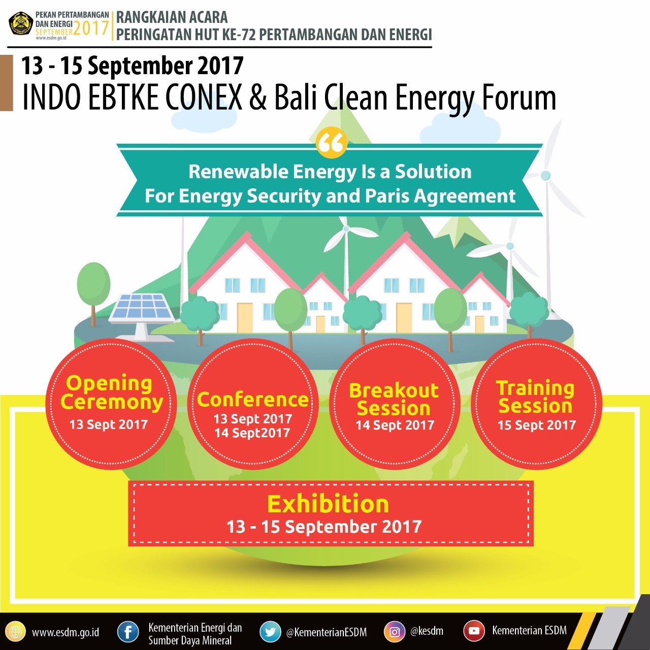 Kementerian ESDM Siap Gelar IndoEBTKE dan ICEF 2017