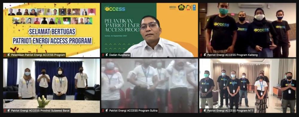 Kawal Pembanguan PLTS Terpusat di 23 Lokasi, Dirjen EBTKE Lantik Patriot Energi Progaram ACCESS 