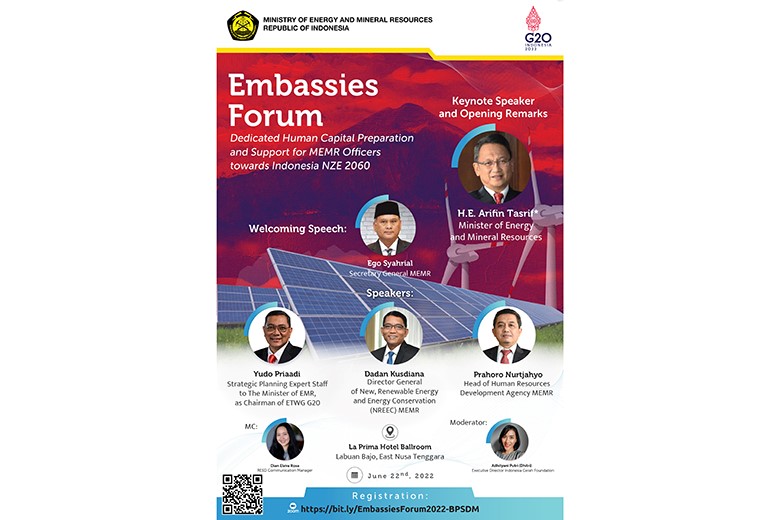 Kejar Net Zero Emission, ESDM Gelar Forum Kerja Sama Pengembangan SDM dengan 11 Negara