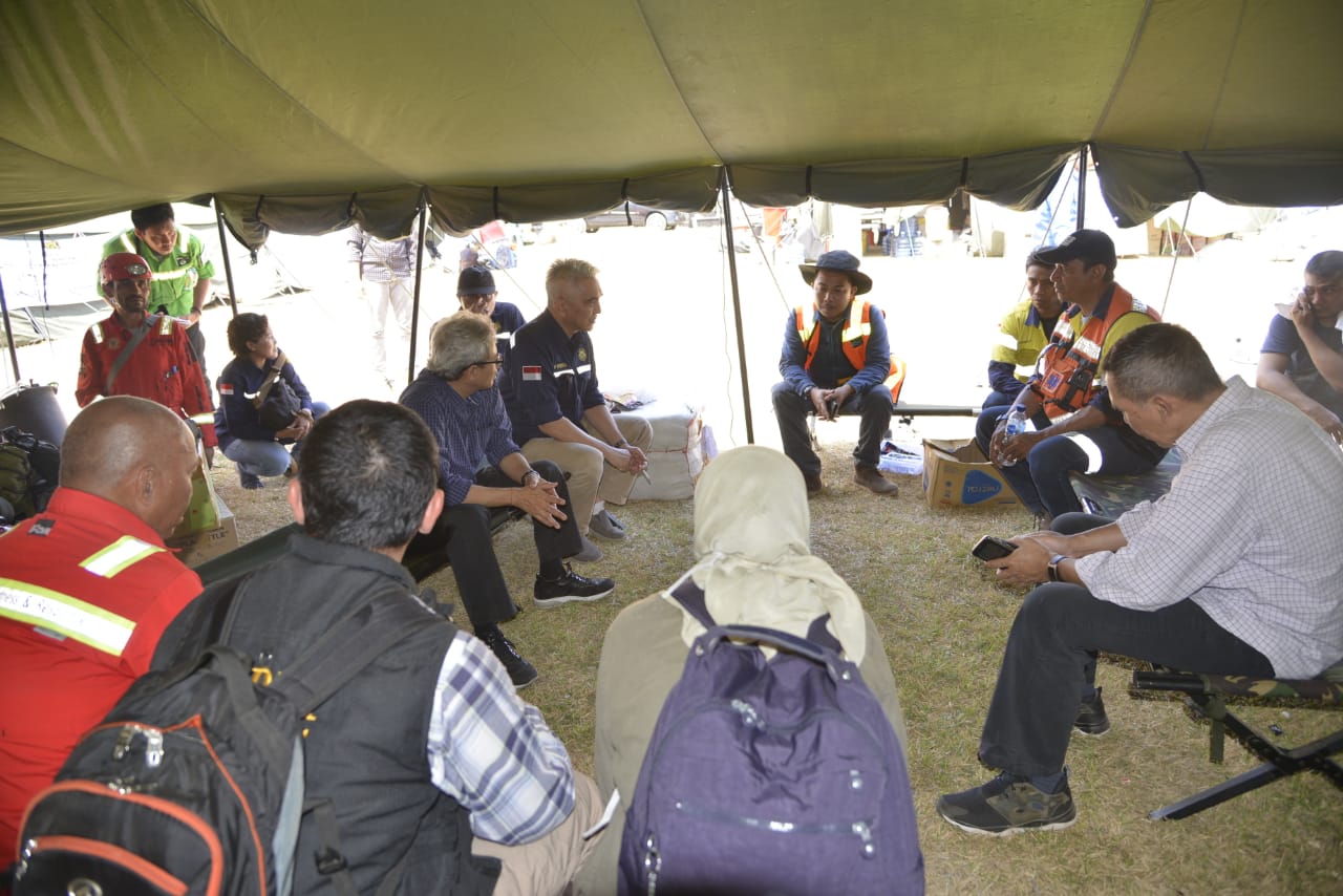 Kementerian ESDM Akomodasi Perusahaan Tambang dan Migas Bantu Evakuasi Korban Gempa Lombok