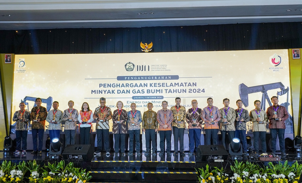 Kementerian ESDM Anugerahkan Penghargaan Keselamatan Migas 2024
