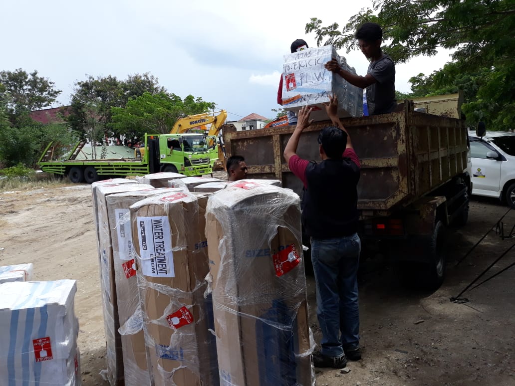 Kementerian ESDM Kirim Tiga Unit Alat Pengolah Air Layak Minum ke Palu