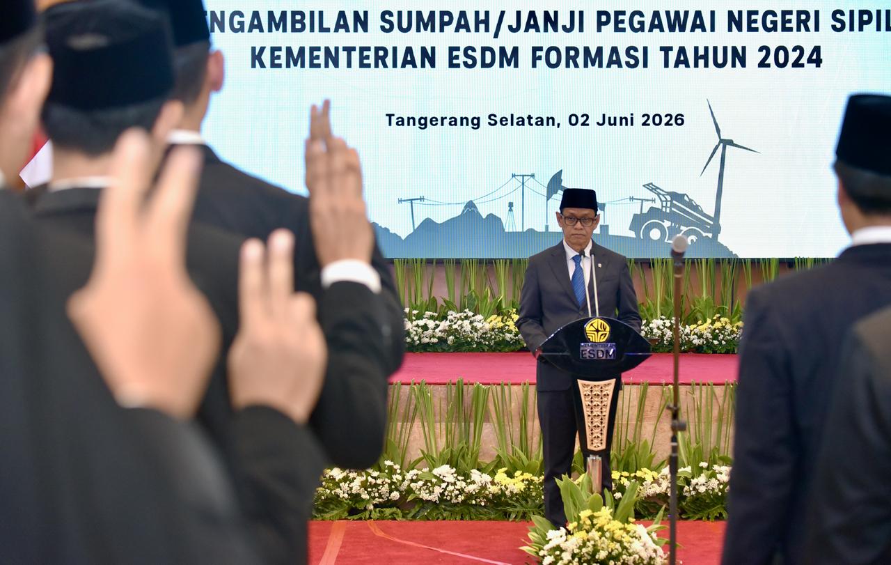 Kementerian ESDM Lantik 745 PNS Baru, Talenta Muda untuk Hadapi Tantangan Energi Global