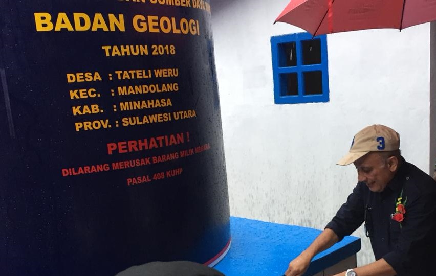 Kementerian ESDM Minta Warga Tateli Weru Jaga Sumur Bor Air Bersih Bantuan Pemerintah