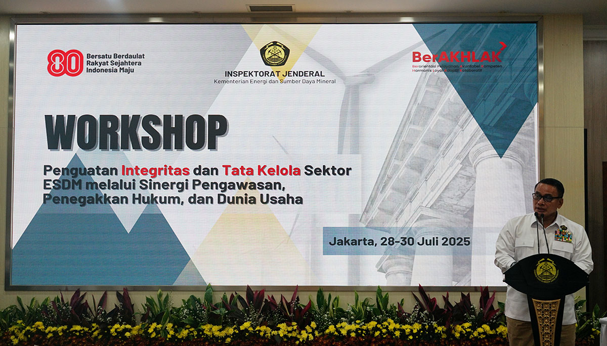 Kementerian ESDM Selenggarakan Workshop Tata Kelola Pemerintahan Bersih