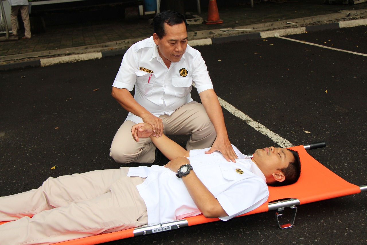 Kementerian ESDM Serentak Lakukan Simulasi Evakuasi Bencana Geologi