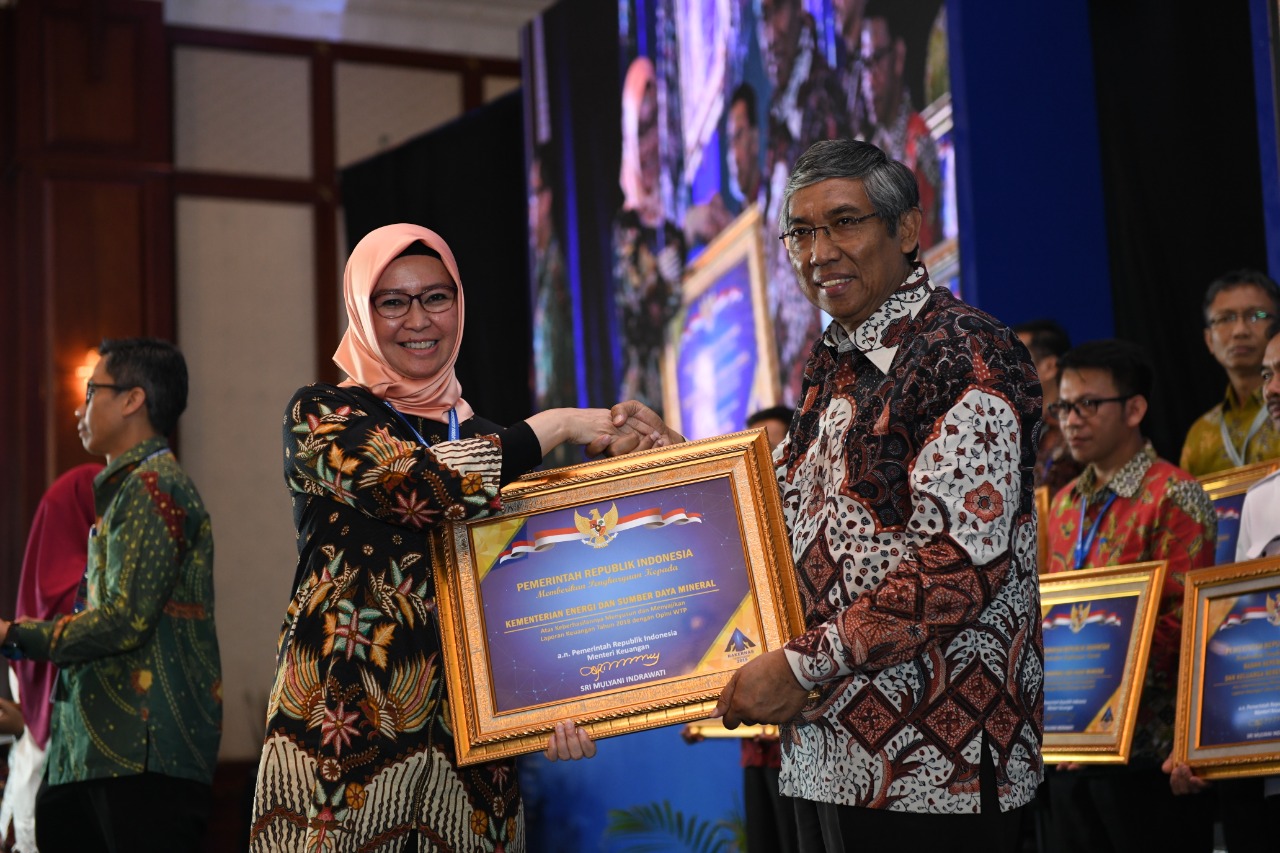 Kementerian ESDM Terima Opini WTP dan Terbaik I BMN Awards