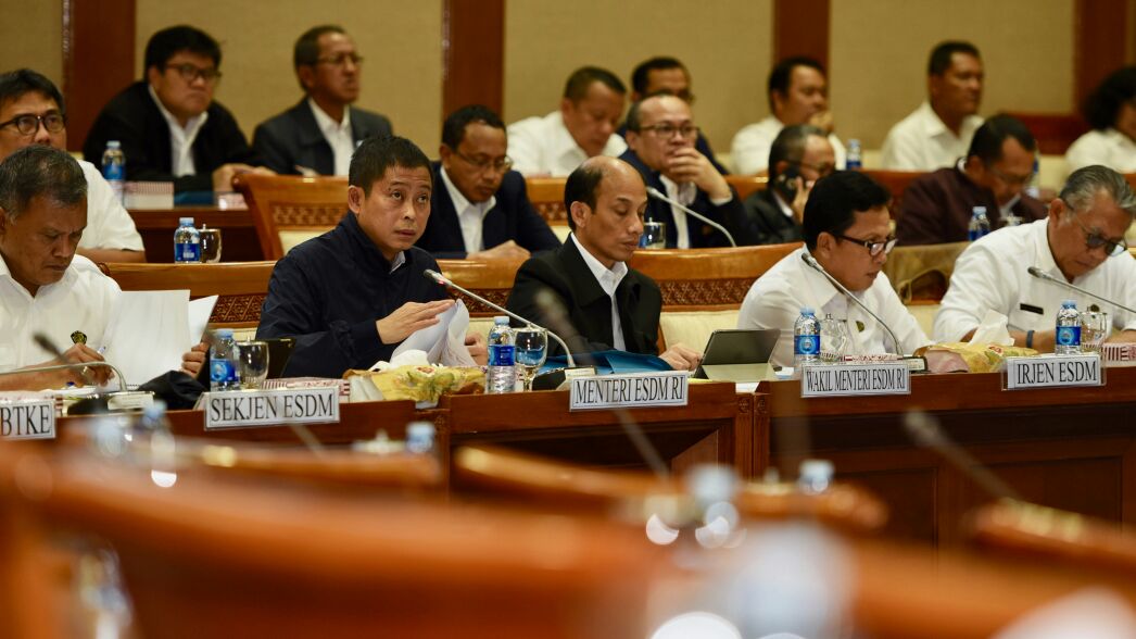 Kinerja Kementerian ESDM Tahun 2017 Tuai Apresiasi dari DPR RI