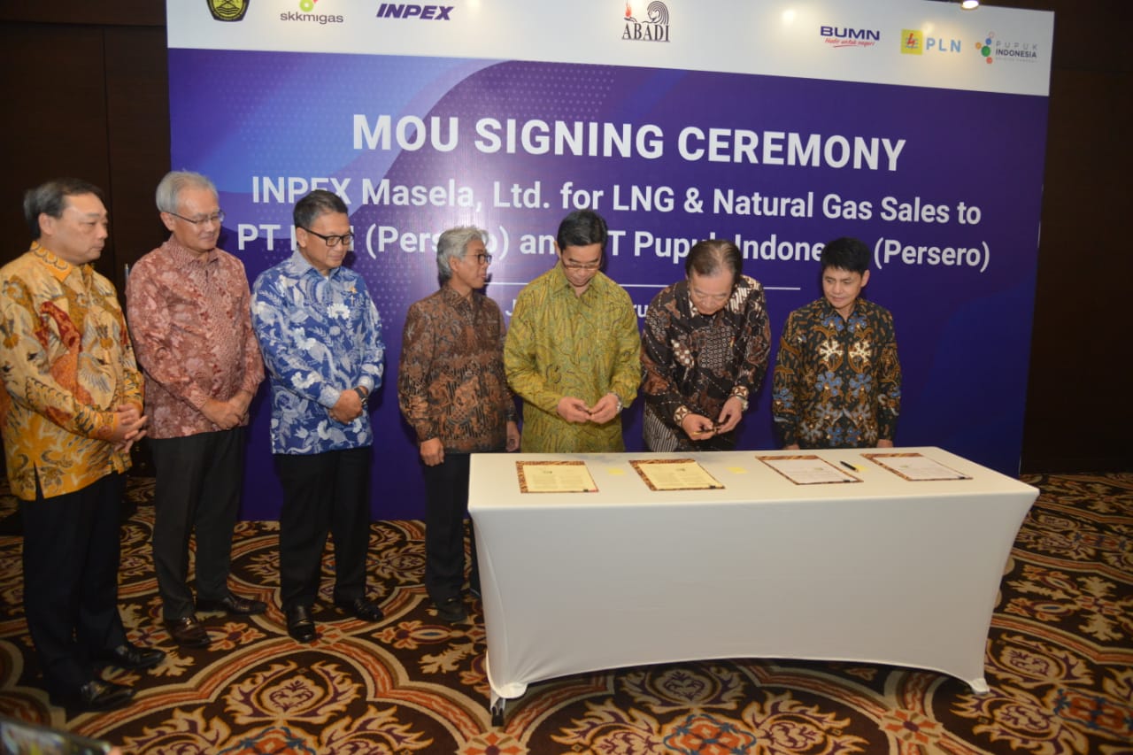 Komitmen Jual Beli Gas Blok Masela ditandatangani