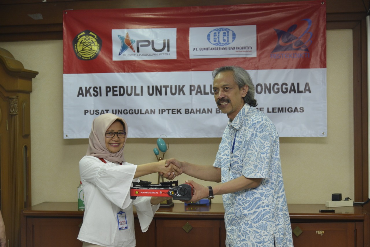 Kompor Serta Tabung DME Karya Balitbang ESDM Dikirim ke Lokasi Bencana Gempa Sulawesi Tengah