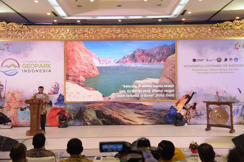 Konferensi Geopark Nasional Indonesia I Resmi Dibuka