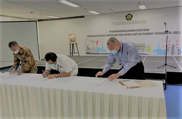 Kontrak Pembangunan Jargas Tahap II Senilai Rp 137,13 Miliar Diteken