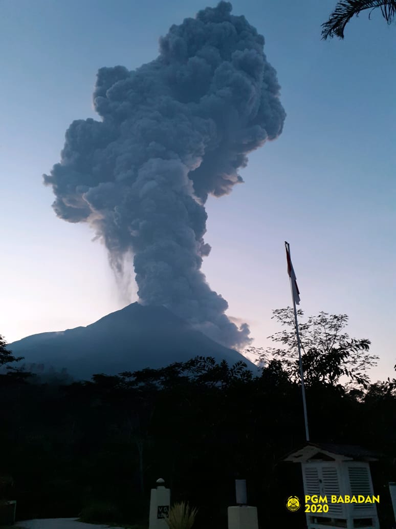 Kronologi  Letusan G. Merapi Tanggal  3 Maret 2020 