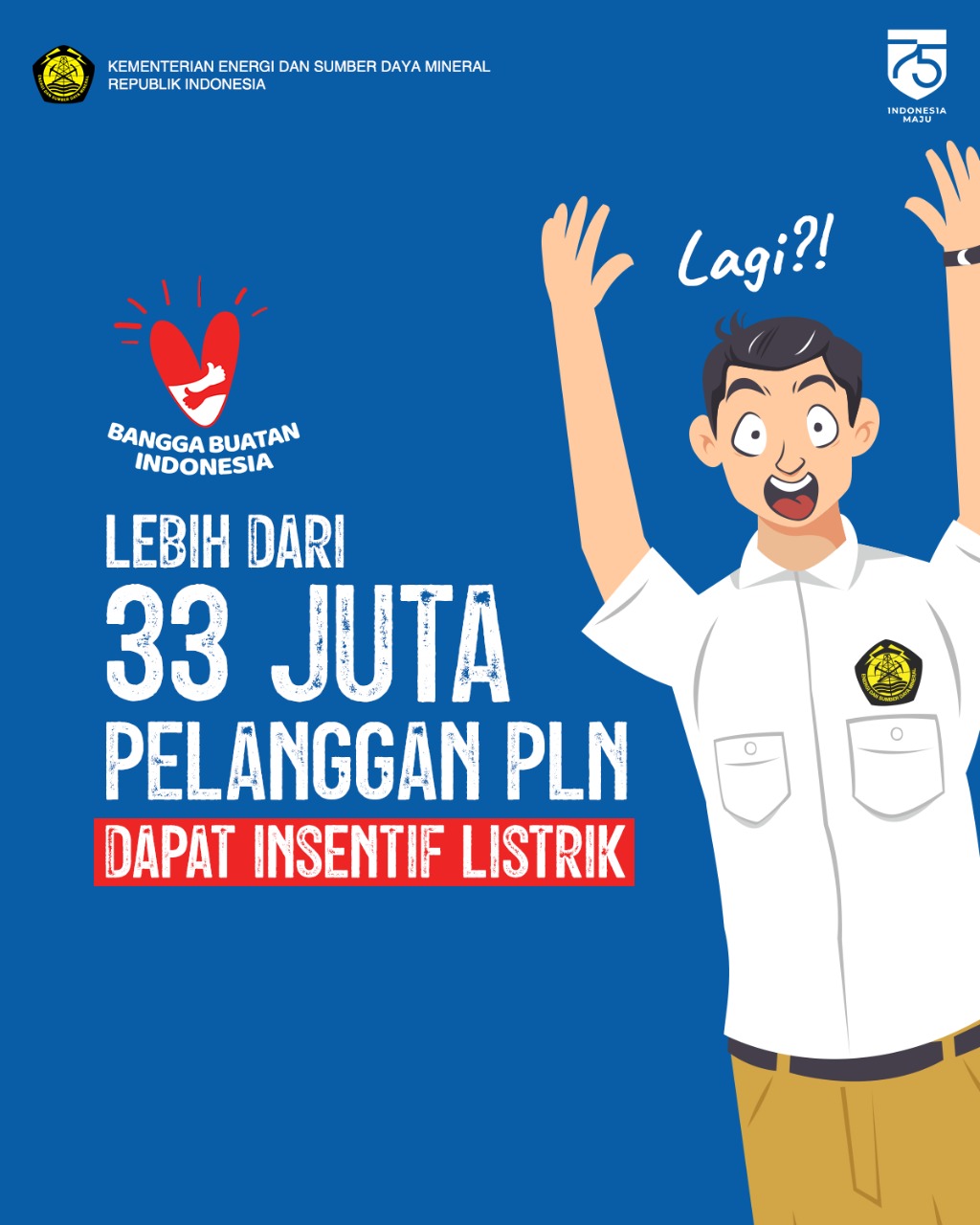 Lebih Dari 33 Juta Pelanggan Kini Nikmati Stimulus Tarif Listrik