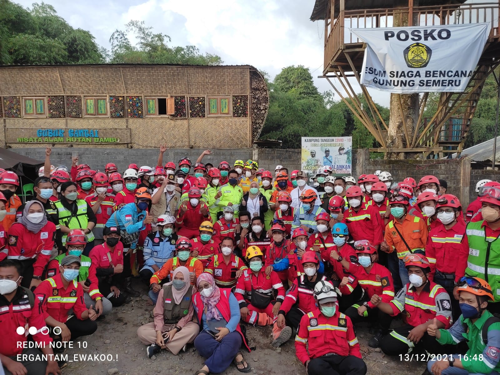 Lebih dari Seminggu Bertugas, Tim ESDM Siaga Bencana Terus Pulihkan Daerah Terdampak Erupsi Gunung Semeru