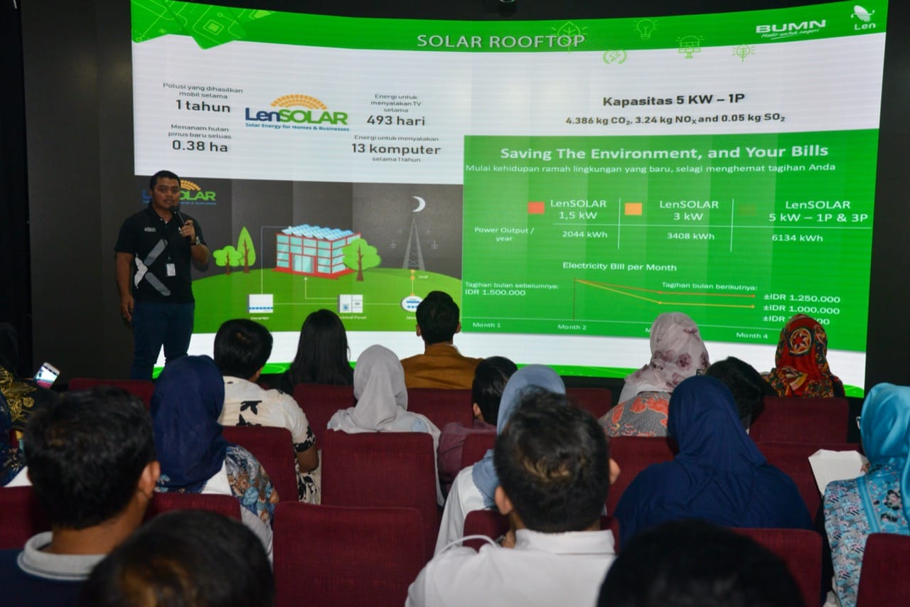 Len: Gunakan PLTS, SPBU Pertamina Hemat Biaya Listrik Hingga 20 Persen