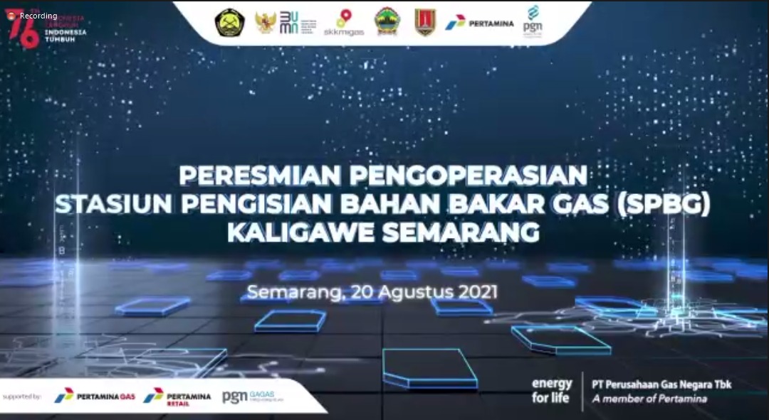 Maksimalkan Gas Untuk Domestik, Dirjen Migas Resmikan SPBG Kaligawe