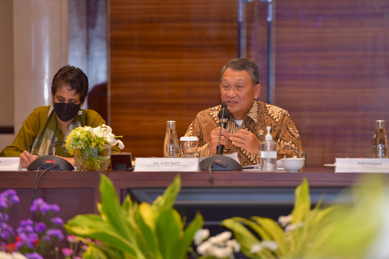 Menteri Arifin Ajak Mitra Kerja Kolaborasi Pembiayaan Transisi Energi