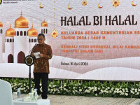 Menteri Arifin Gelar Halalbihalal Idulfitri 1445 H