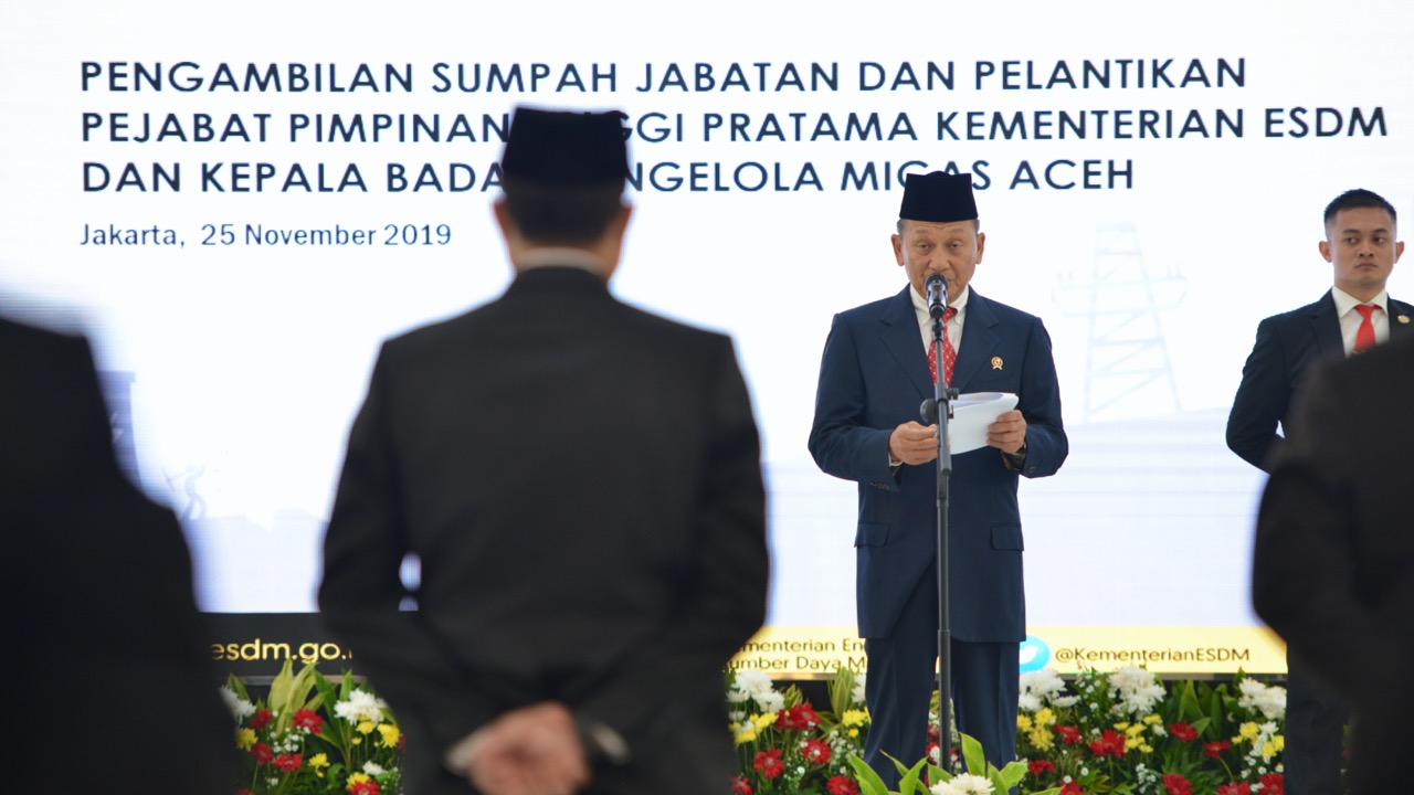 Menteri Arifin Minta Direktur Baru Awasi DMO dan Tingkatkan Inovasi Batubara