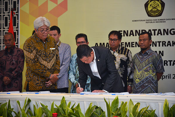 Menteri ESDM Apresiasi Perusahaan Yang Bersedia Mengamandemen Kontraknya
