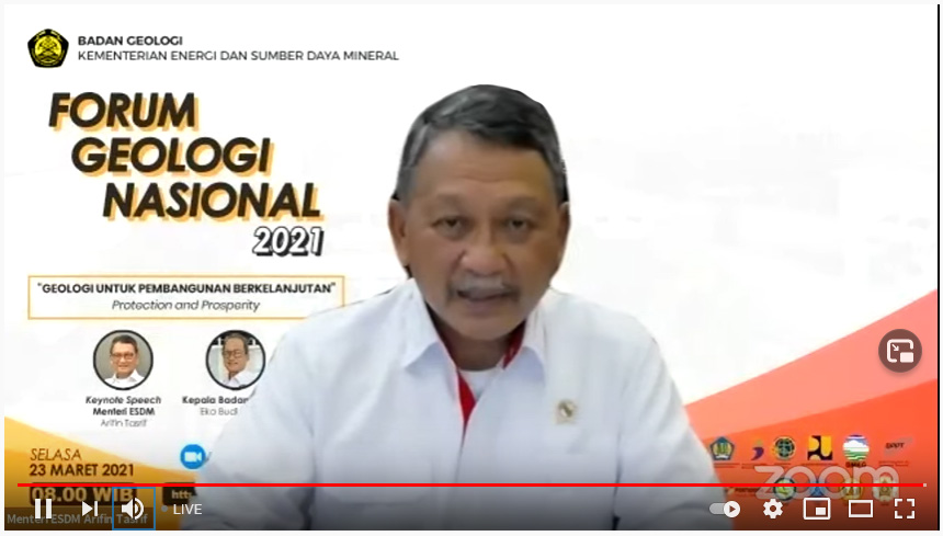 Menteri ESDM : Badan Geologi Penyedia Data Dasar Sumber Daya Mineral dan Energi
