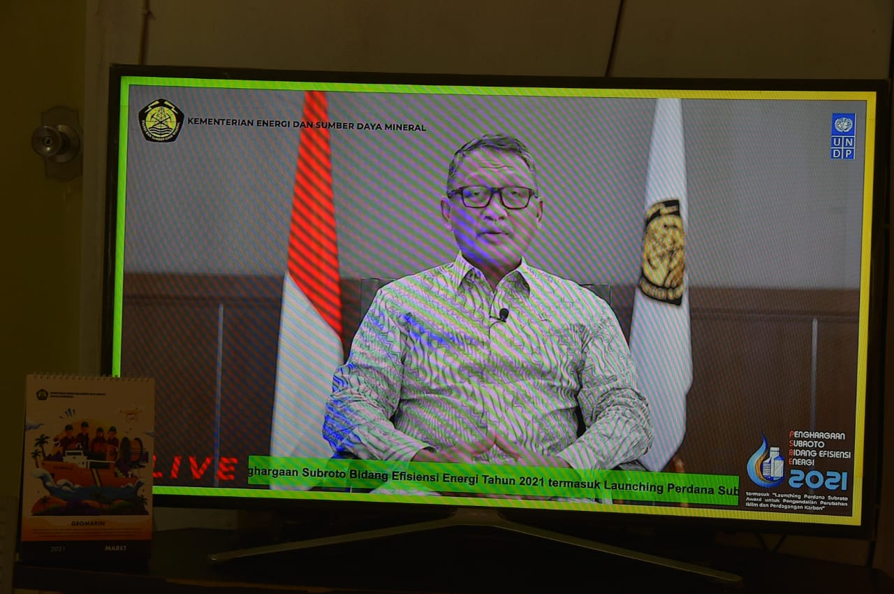 Menteri ESDM Launching Penghargaan Subroto Bidang Efisiensi Energi 2021