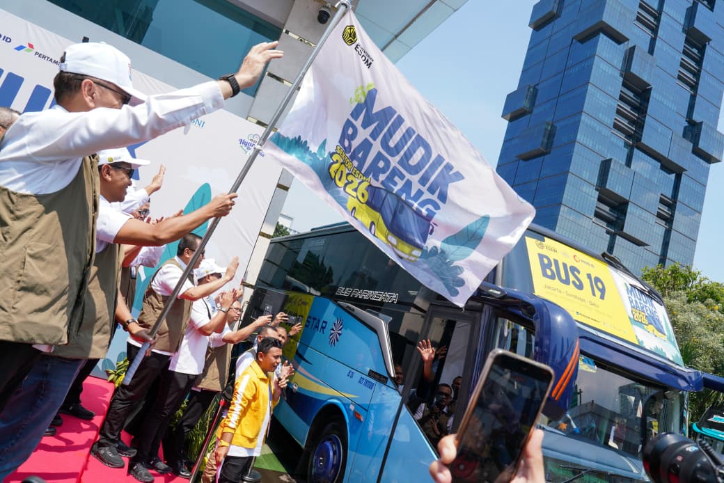 Menteri ESDM Lepas 1.496 Peserta Mudik Bersama Sektor ESDM 2026, Tekankan Kebersamaan dan Keselamatan