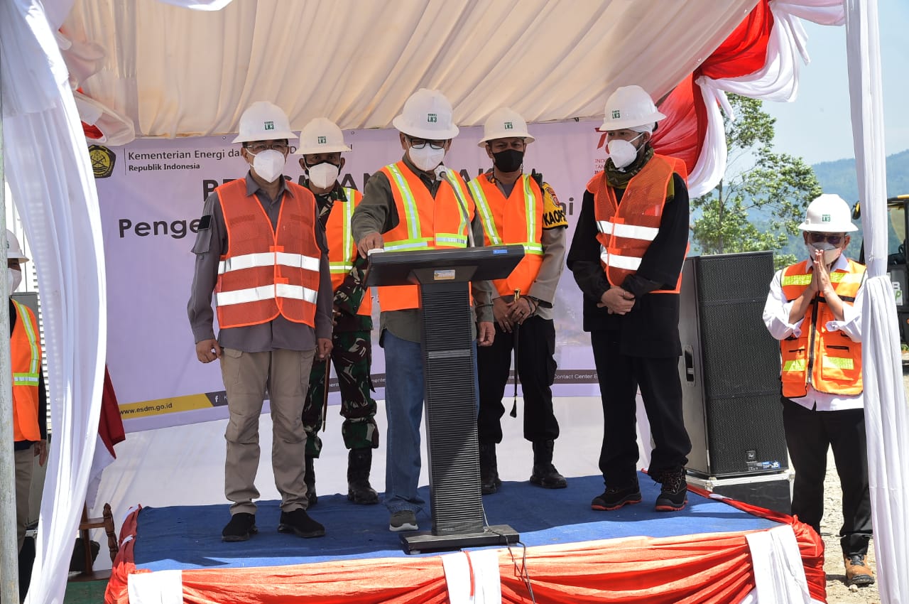 Menteri ESDM Resmikan Tajak Pengeboran Panas Bumi Cisolok, Proyek Eksplorasi Deep Slim Hole Pertama APBN