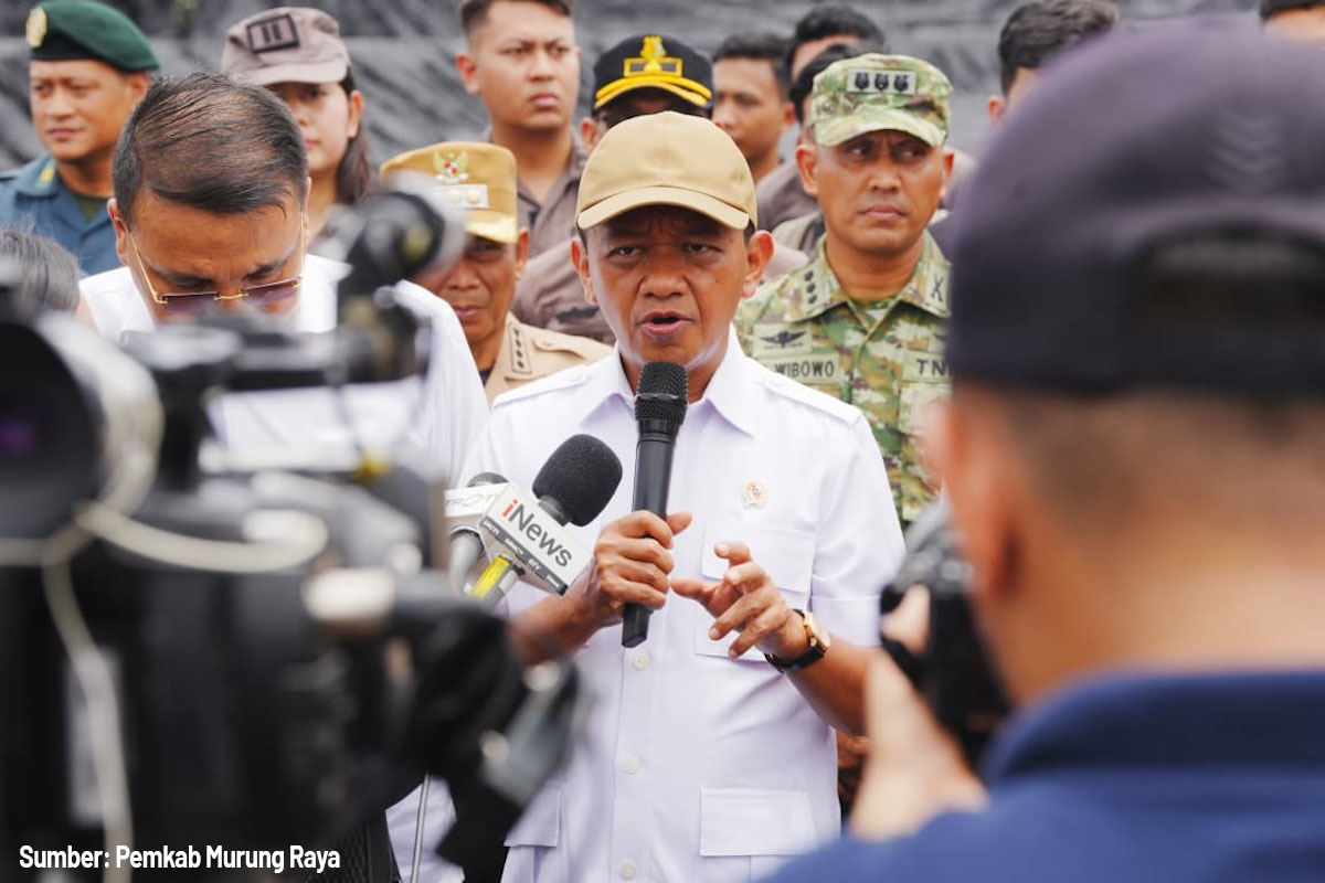 Menteri ESDM Tinjau Langsung Penertiban Tambang Ilegal di Murung Raya