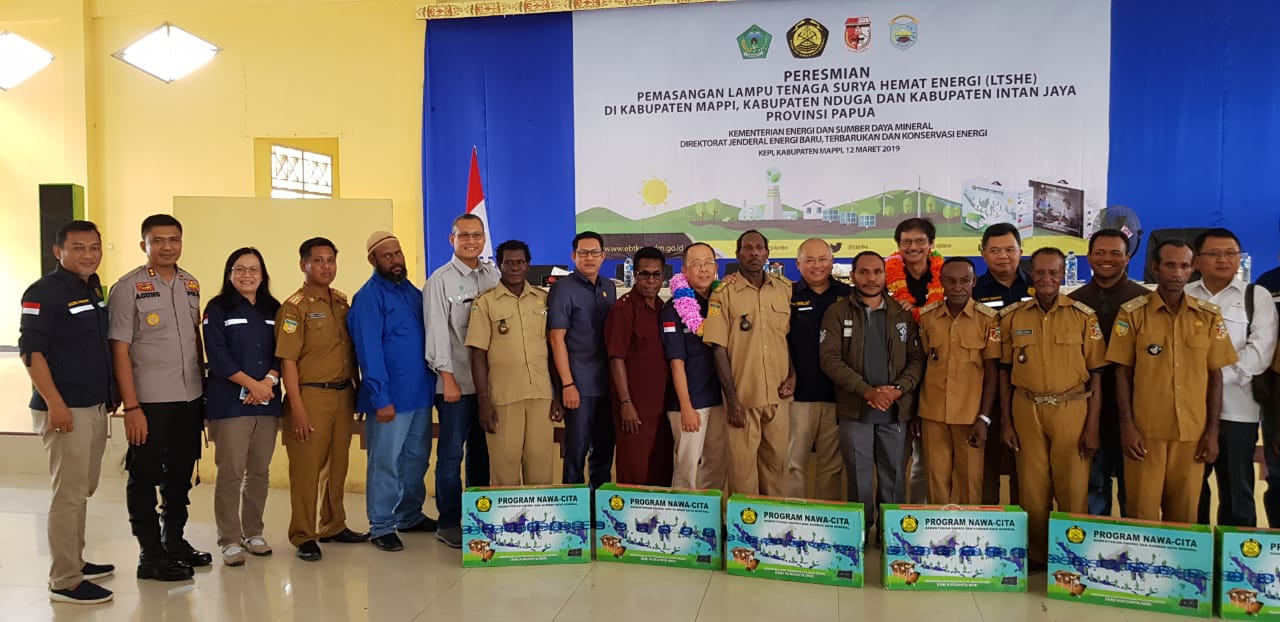 Nyala Datang di 3 Kabupaten Papua Lewat LTSHE