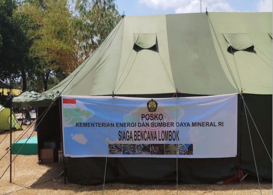 Operasional Personil TIM ERG dan TTD Bencana Lombok Diperpanjang