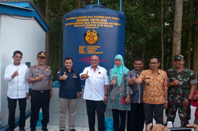 Pembangunan Sumur Bor, Kini Lima Desa di Garut Tak Lagi Kesulitan Air Bersih