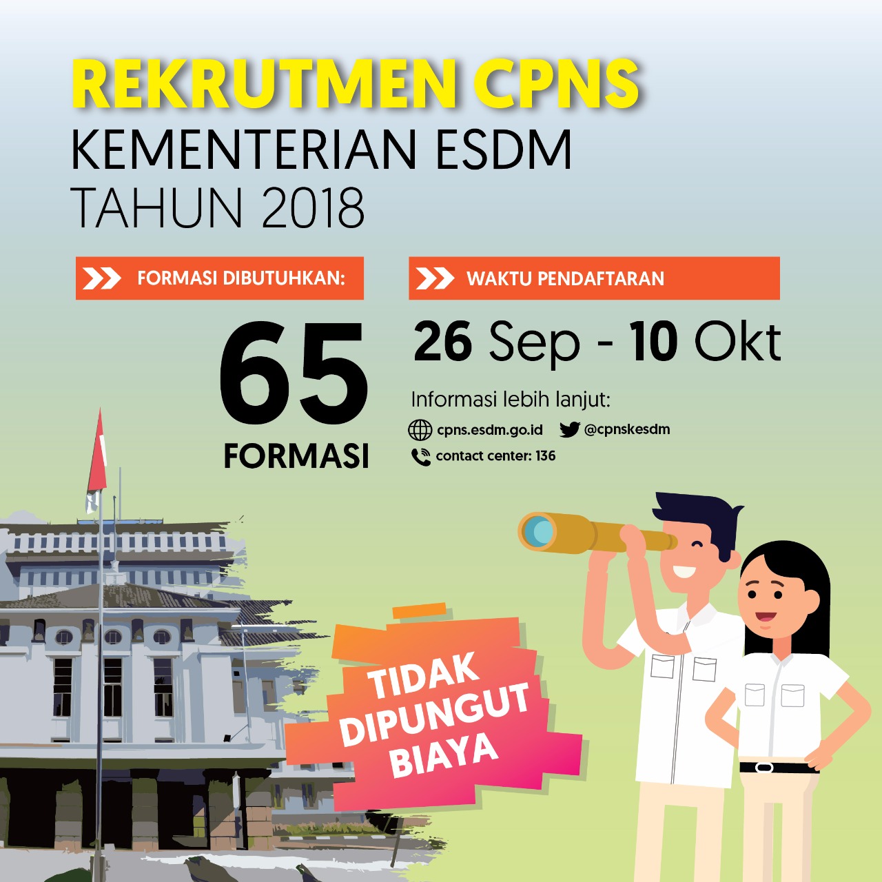 Pendaftaran CPNS Kementerian ESDM Resmi Dibuka, Perhatikan Batas Waktu Akhir!