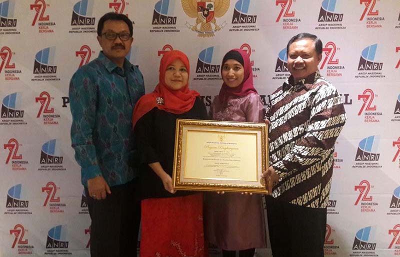 Penghargaan Arsip Nasional Republik Indonesia Tahun 2017