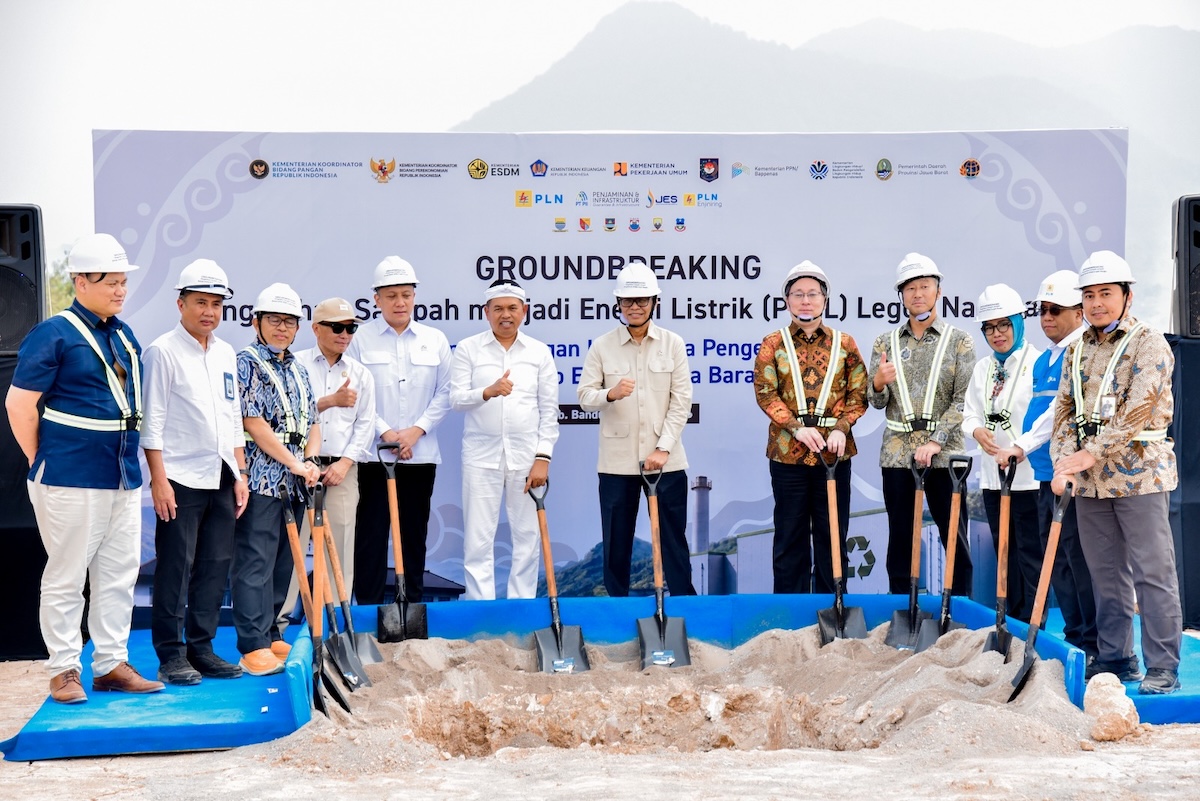 Pengolah Sampah Menjadi Energi Listrik Legok Nangka Dibangun, 2.131 Ton Sampah Diolah per Hari
