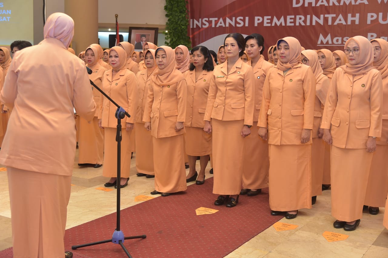 Pengurus Dharma Wanita Persatuan Kementerian ESDM Periode 2019-2024 Dikukuhkan
