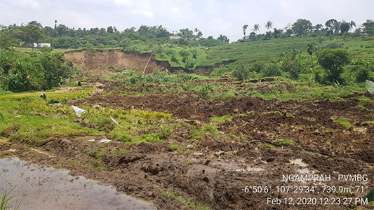 Penjelasan PVMBG Soal Kejadian Pergerakan Tanah di Ngamprah, Kab. Bandung Barat