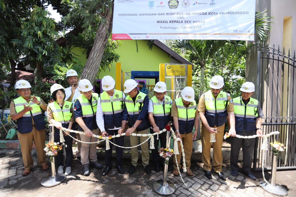 Perdana, Masyarakat Probolinggo Nikmati Gas Bumi yang Bersih dan Murah