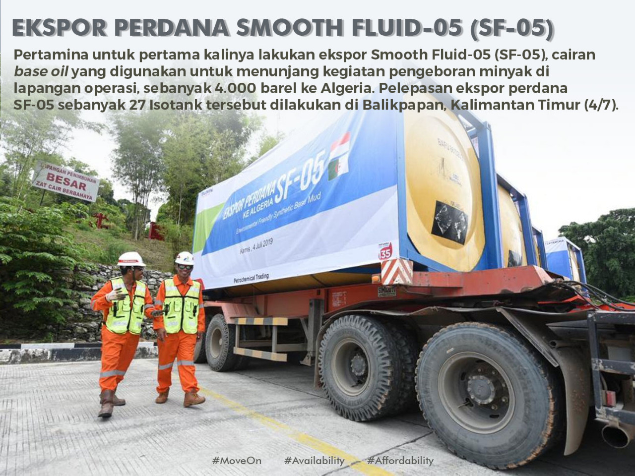 Perdana, Produksi Kilang Balikpapan Diekspor ke Aljazair