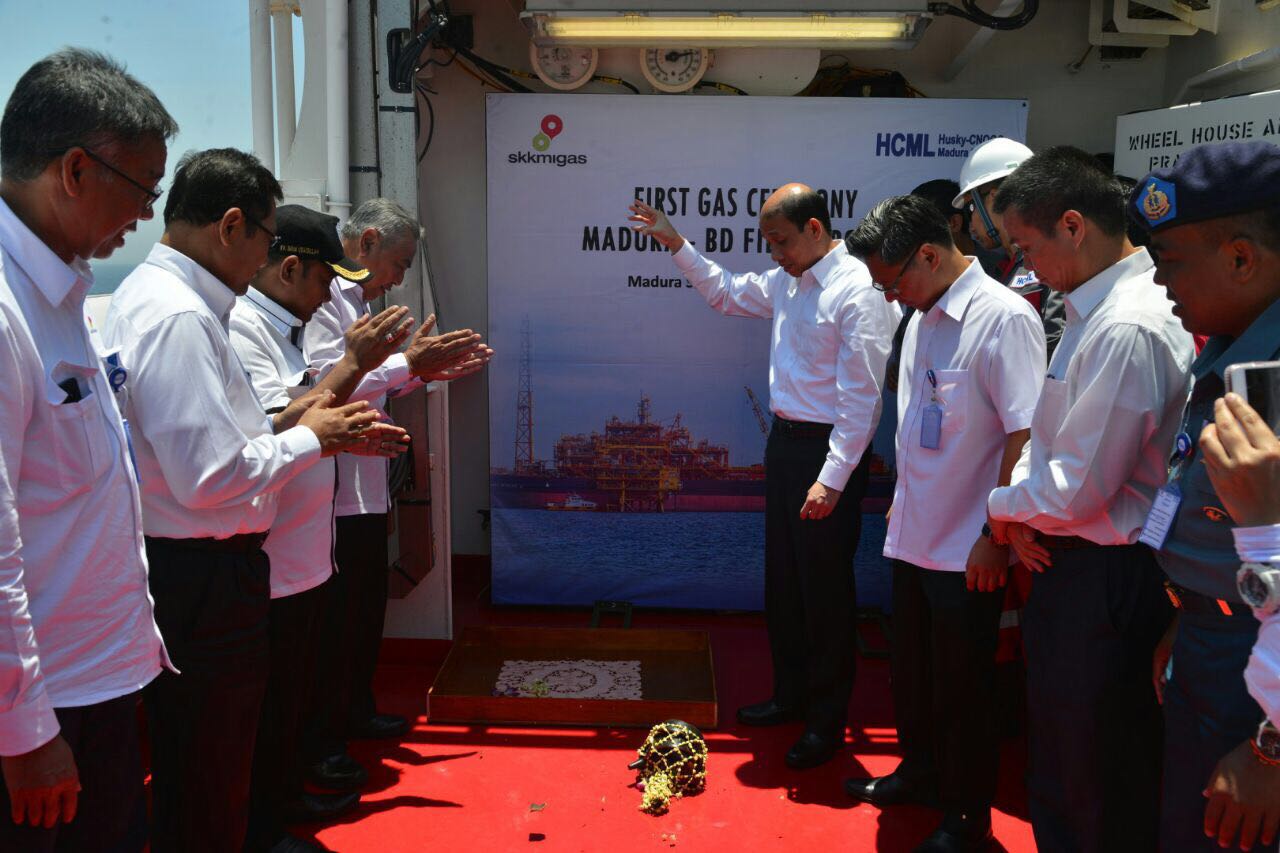 Peresmian Lapangan BD Madura Tambah 100 MMSCFD Produksi Gas Nasional