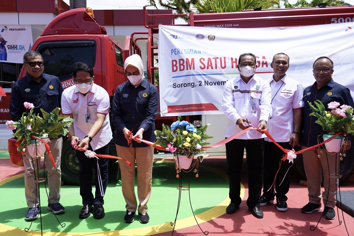 Peresmian Serentak, 400 Penyalur BBM Satu Harga Beroperasi
