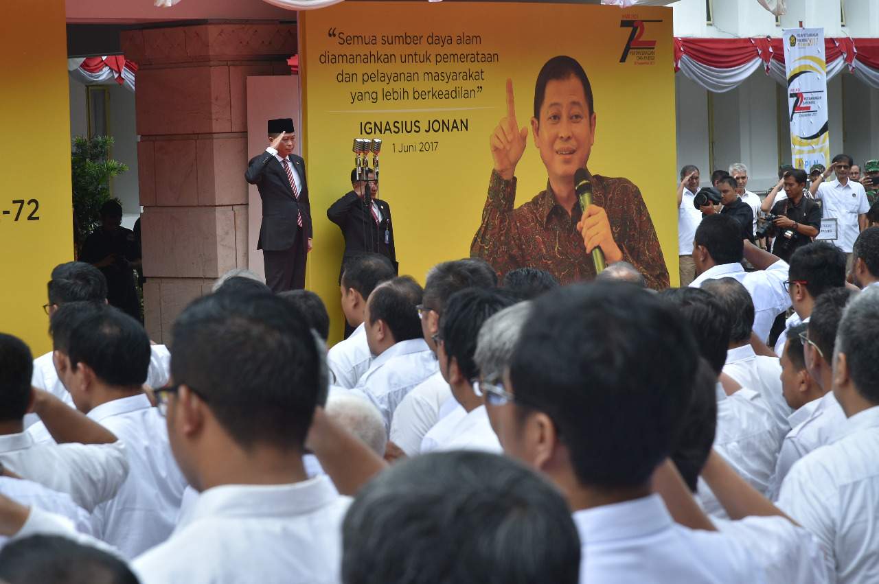 Peringatan Hari Jadi PE ke-72, Jonan: Semoga Semangat Membangun Sektor ESDM Menjadi Lebih Baik