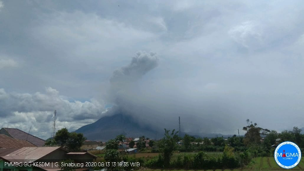 Perkembangan Terkini Gunung Sinabung, Tremor Masih Terjadi 
