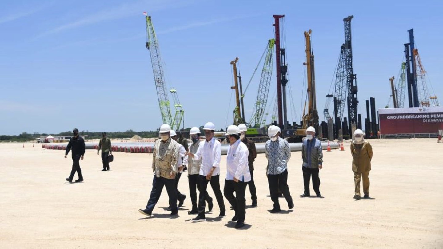 Perkuat Hilirisasi Industri, Presiden RI Lakukan Groundbreaking Smelter Freeport Indonesia