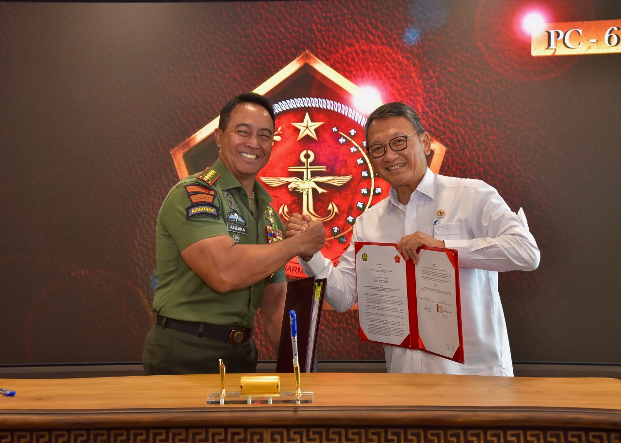 Perkuat Kolaborasi, Kementerian ESDM dan TNI Tandatangani Nota Kesepahaman